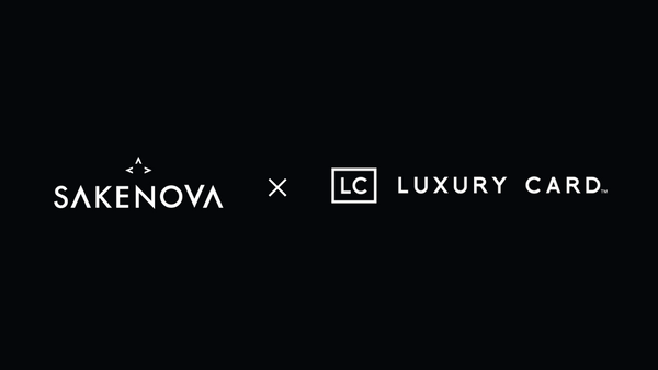 SAKE NOVAが日本初の縦型金属製クレジットカードを発行する「LUXURY CARD」のポイントプログラムに参画。